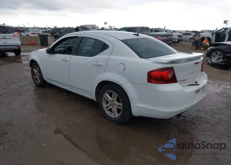 2012 Dodge Avenger Sxt из США, поврежденный, VIN 1C3CDZCB3CN194828